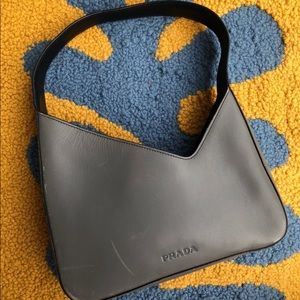 Asymmetrical vintage Prada purse